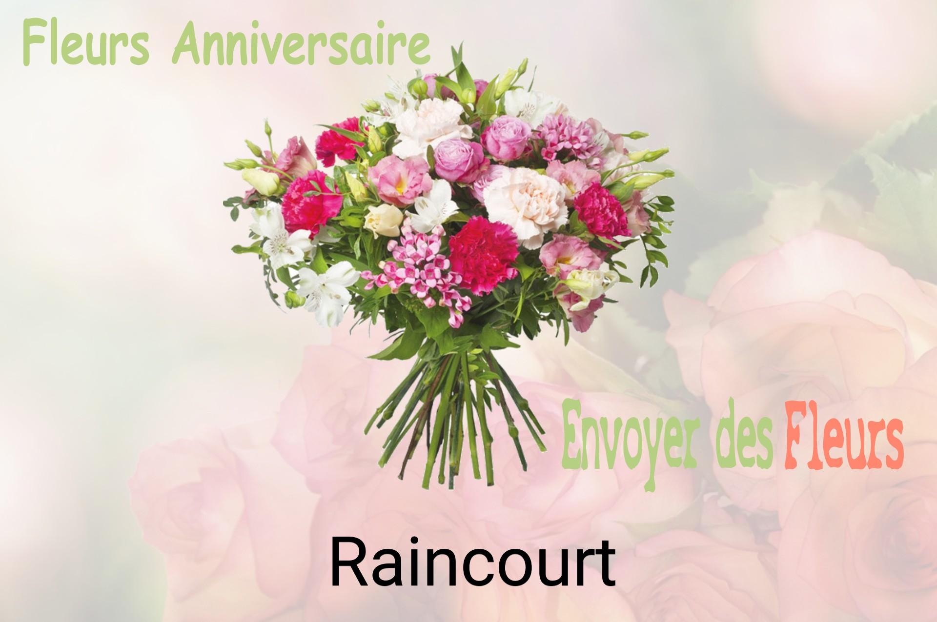 Bouquet de fleurs d’anniversaire livré à Raincourt
