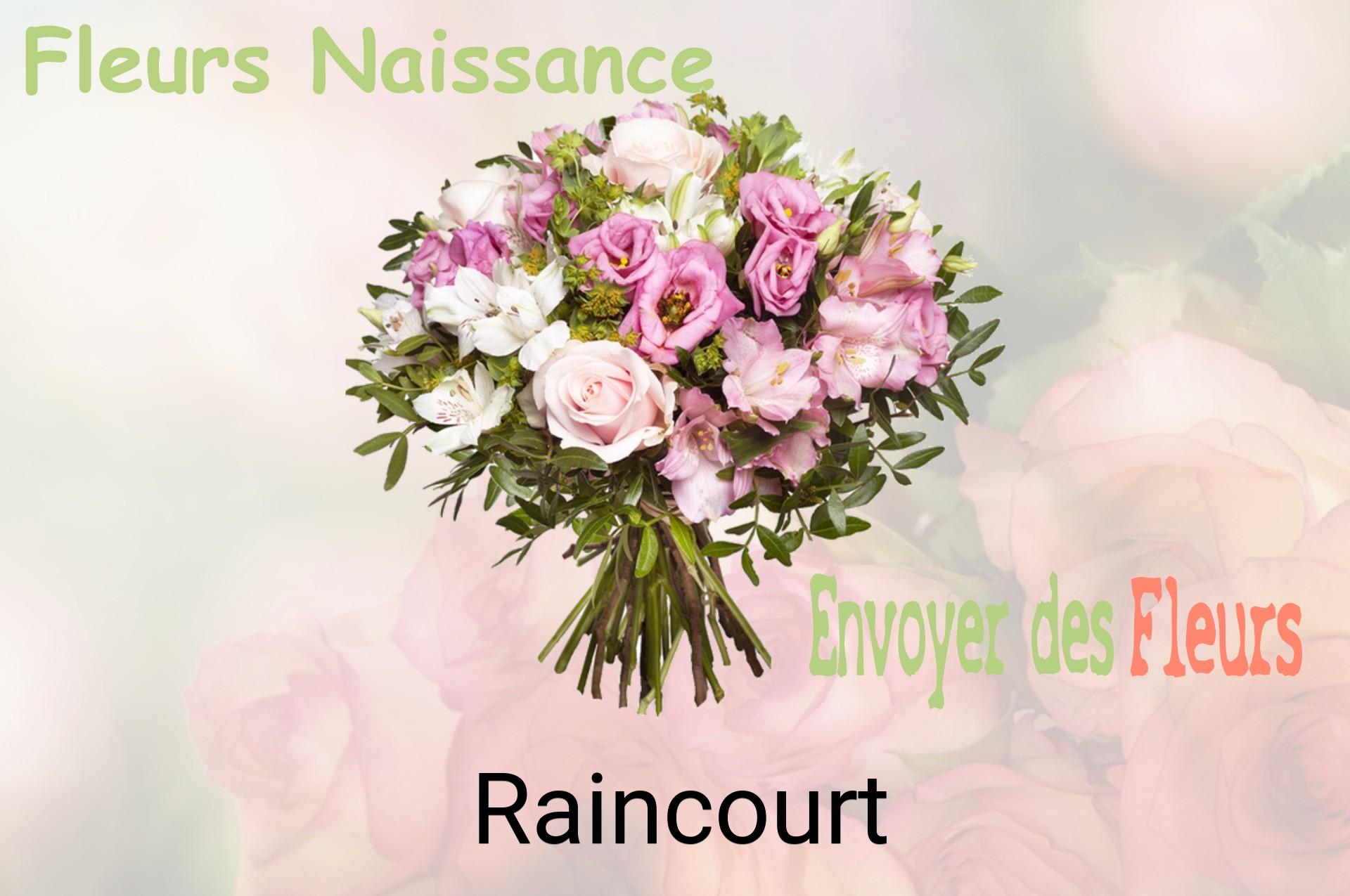 Bouquet de fleurs de naissance livré à Raincourt